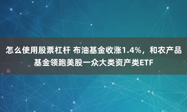 怎么使用股票杠杆 布油基金收涨1.4%，和农产品基金领跑美股一众大类资产类ETF