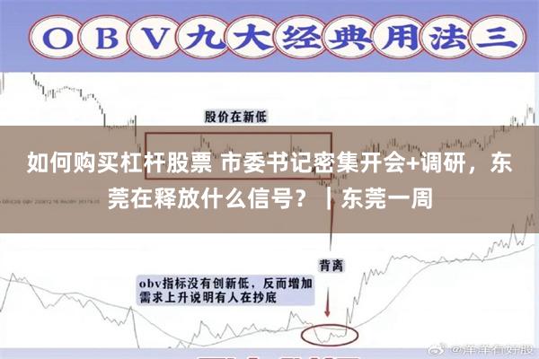 如何购买杠杆股票 市委书记密集开会+调研，东莞在释放什么信号？｜东莞一周